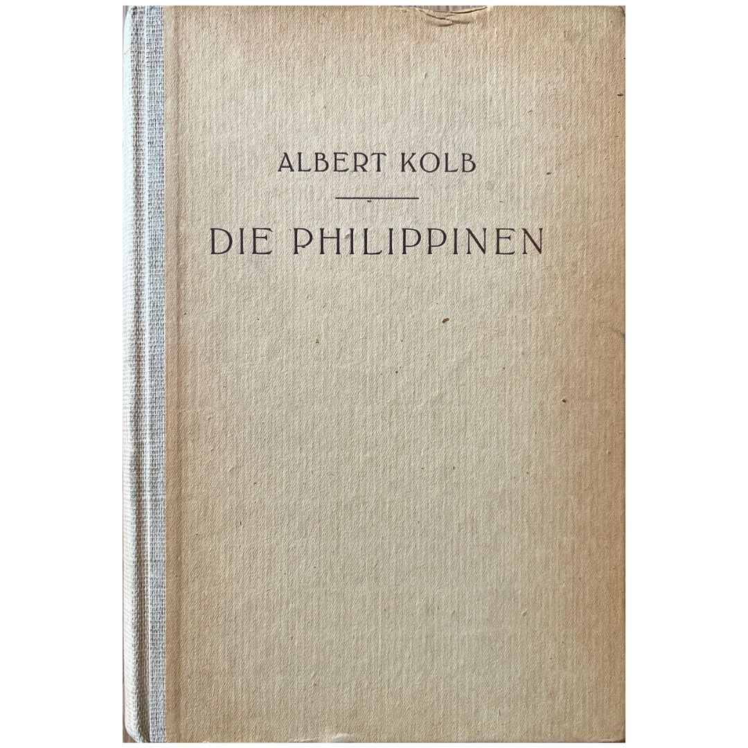 Die Philippinen by Albert Kolb (Front Cover)