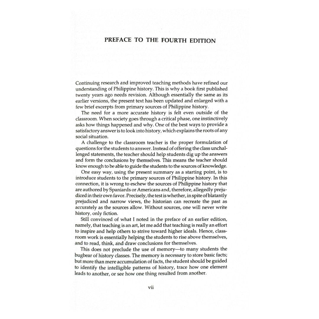 An Introduction to Philippine History by Jose S. Arcilla S.J. Preface