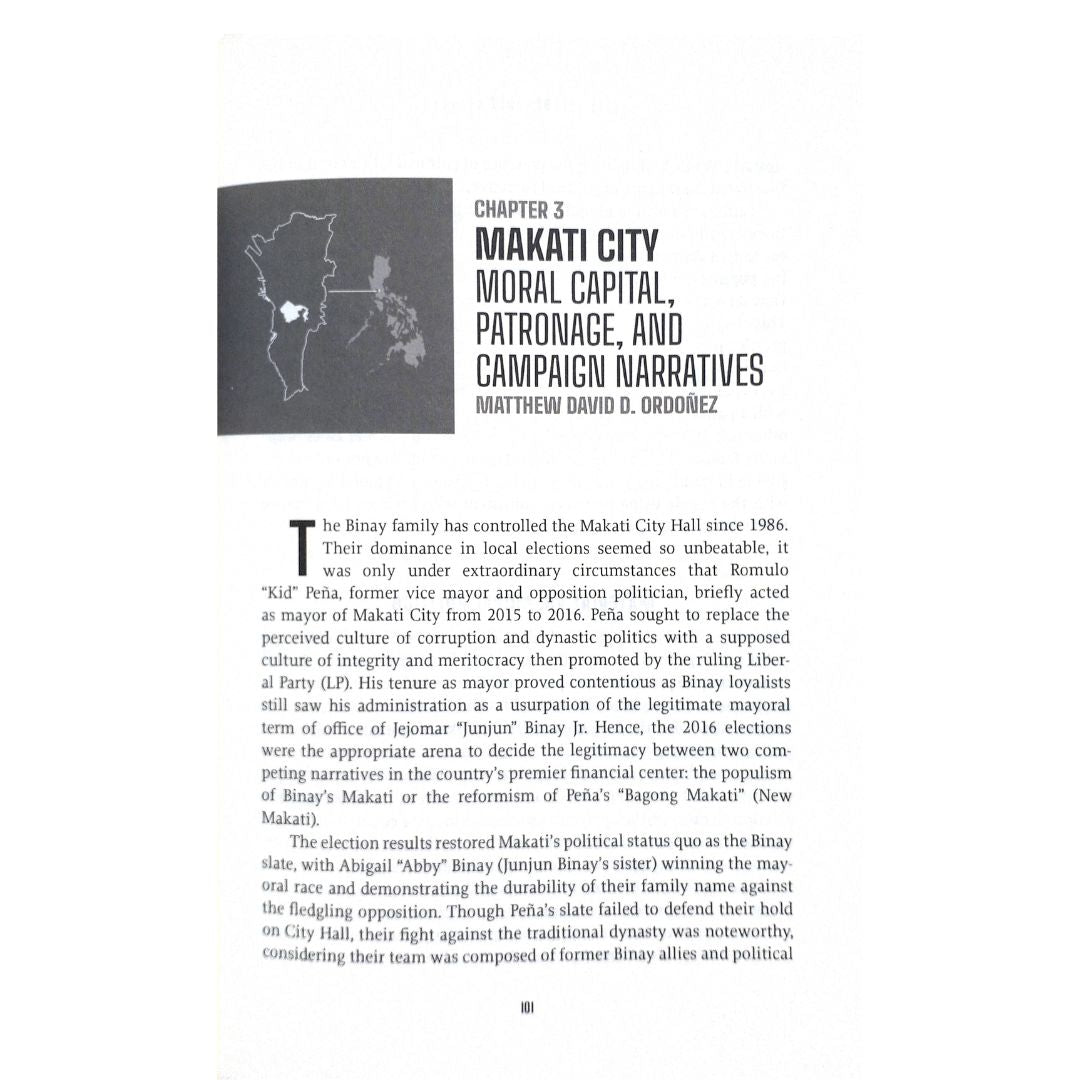 Patronage Democracy in the Philippines: Clans, Clients, and Competition in Local Elections