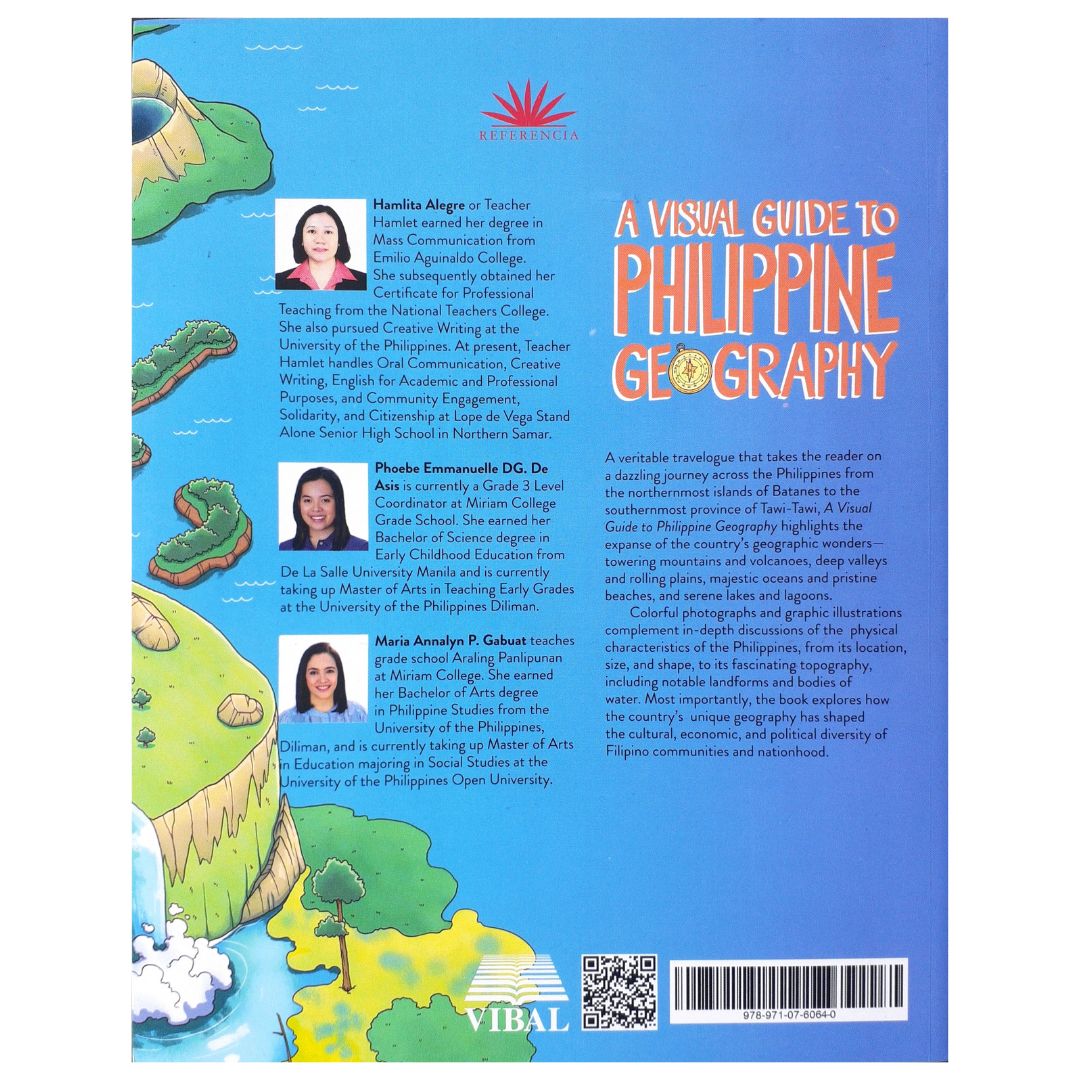 A Visual Guide to Philippine Geography by Hamlita C. Alegre Back Cover