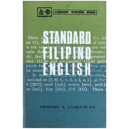 Standard Filipino English by Teodoro A. Llamzon (Front Cover)