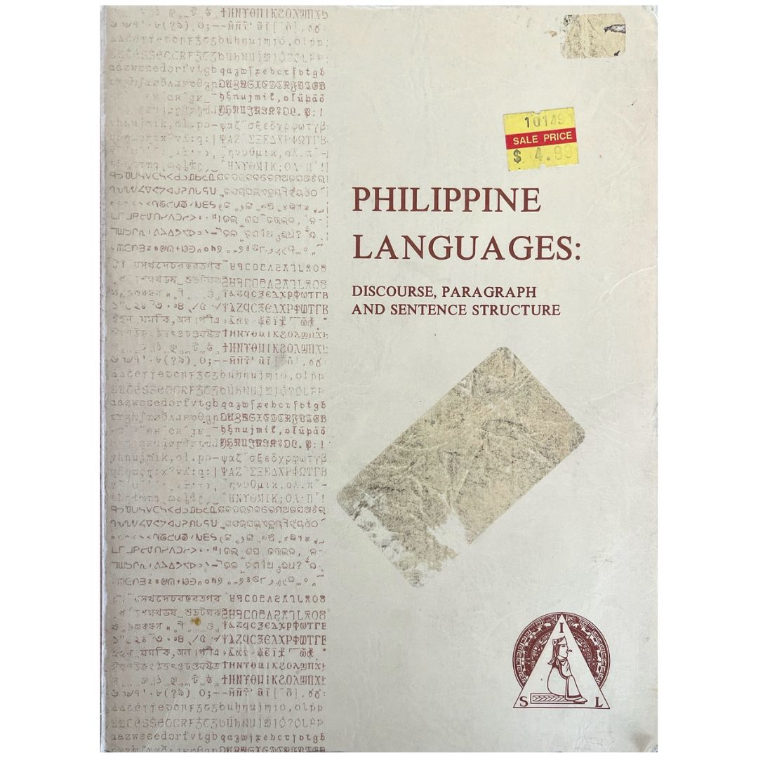 Philippine Languages: Discourse, Paragraph and Sentence Structure (Front Cover)