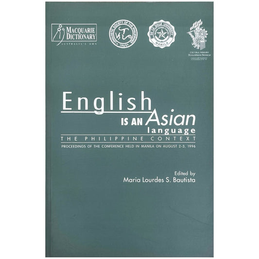 English Is An Asian Language: the Philippine Context by Maria Lourdes S. Bautista (Front Cover)