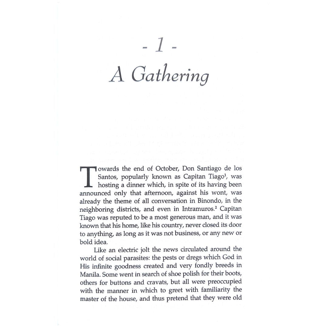 Noli Me Tangere (English Edition) by Ma. Soledad Lacson-Locsin Chapter 1 A Gathering