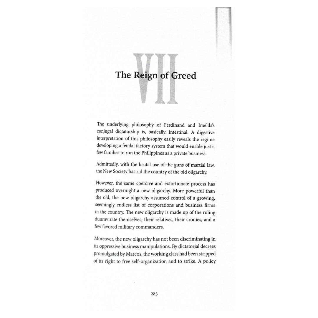 The Conjugal Dictatorship of Ferdinand and Imelda Marcos (The Reign of Greed)