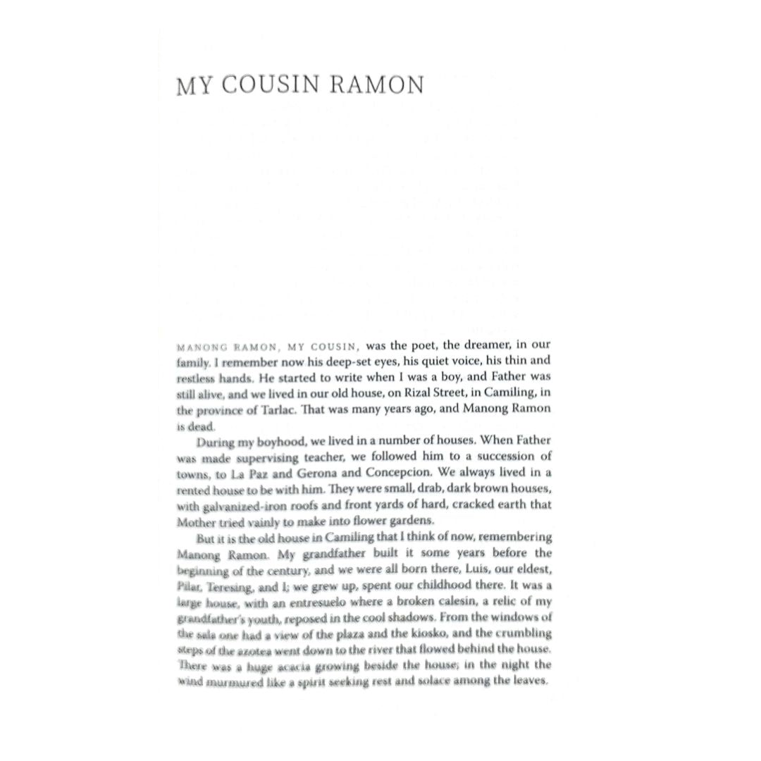 The Collected Stories of Gregorio C. Brillantes (My Cousin Ramon)