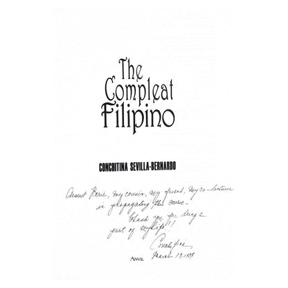 The Compleat Filipino: By Conchitina Sevilla-Bernardo (First Page)