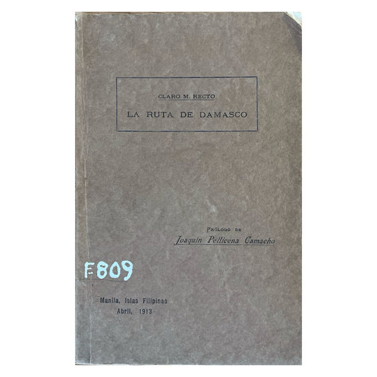 La Ruta de Demasco by Claro M. Recto Front cover