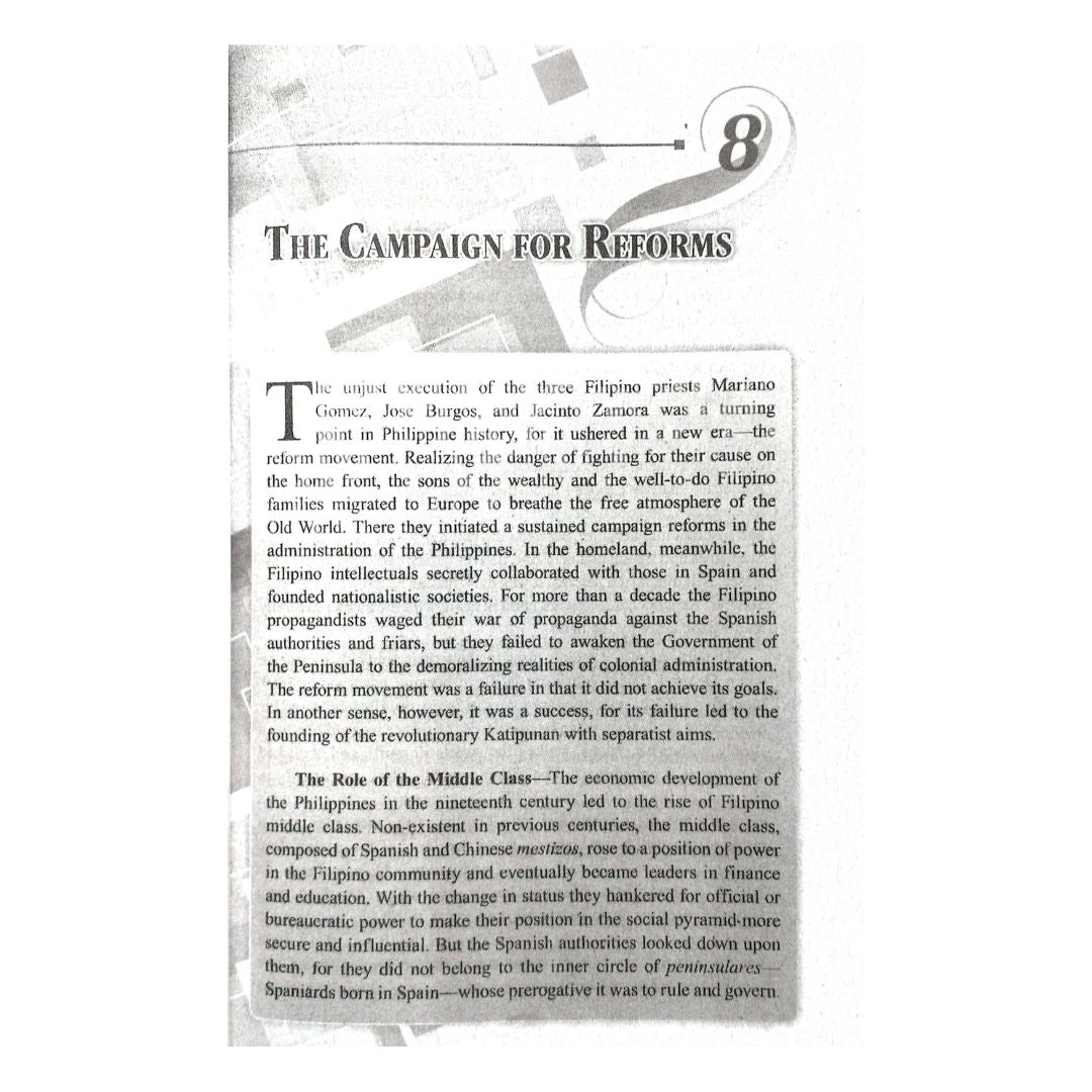 History of the Filipino People: By Teodoro A. Agoncillo (The Campaign For Reforms)