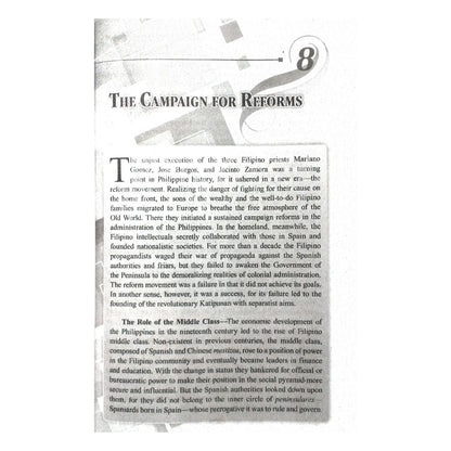 History of the Filipino People: By Teodoro A. Agoncillo (The Campaign For Reforms)