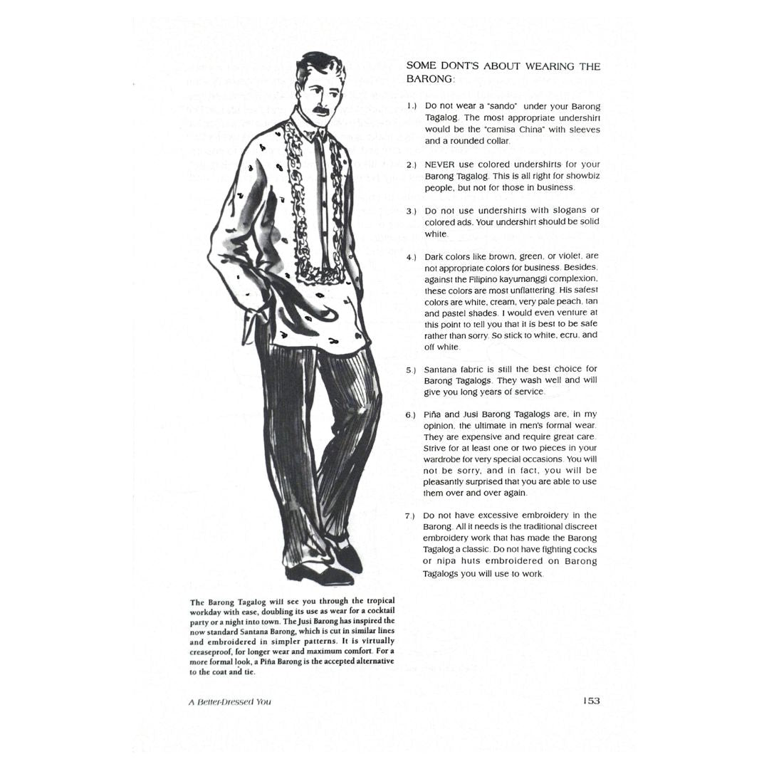 The Compleat Filipino: By Conchitina Sevilla-Bernardo (Drawing Image of a Man in Barong Tagalog))