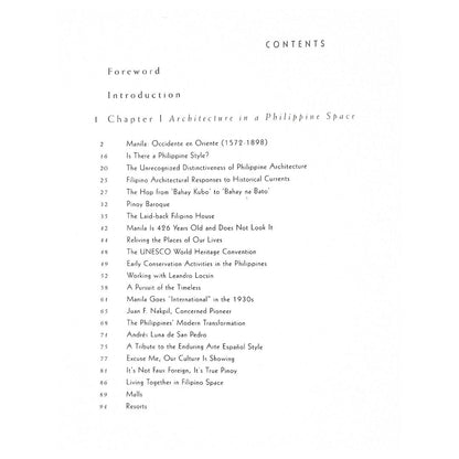 Lugar: Essays on Philippine Heritage and Architecture Table of Content 1