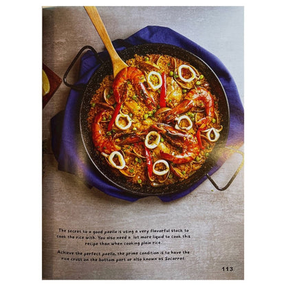 Simpol Kitchen Secrets By Chef Tatung Sarthou (Image of a Seafood Paella Dish)