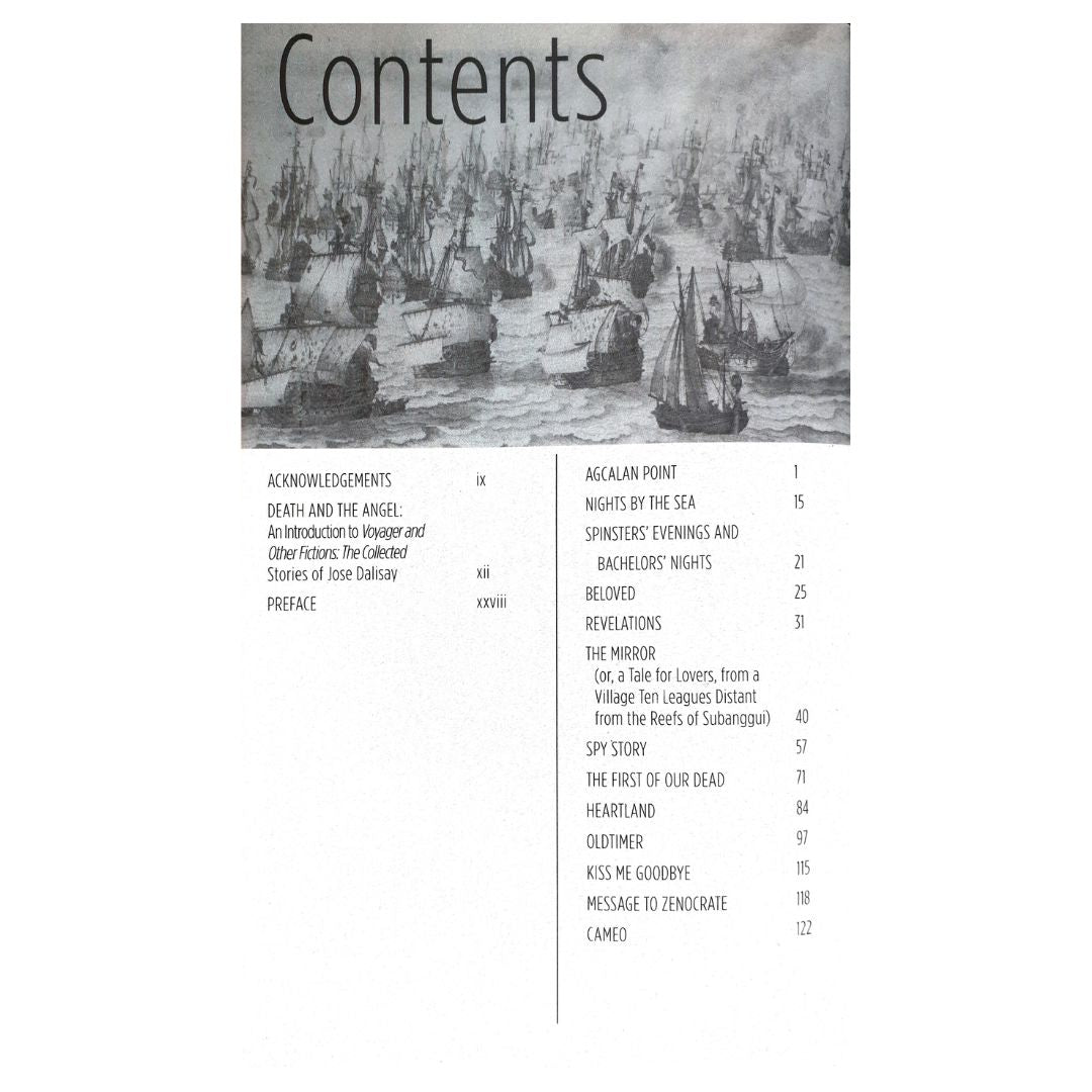 Voyager and Other Fictions: The Collected Stories of Jose Dalisay Second Edition  Table of Content 1