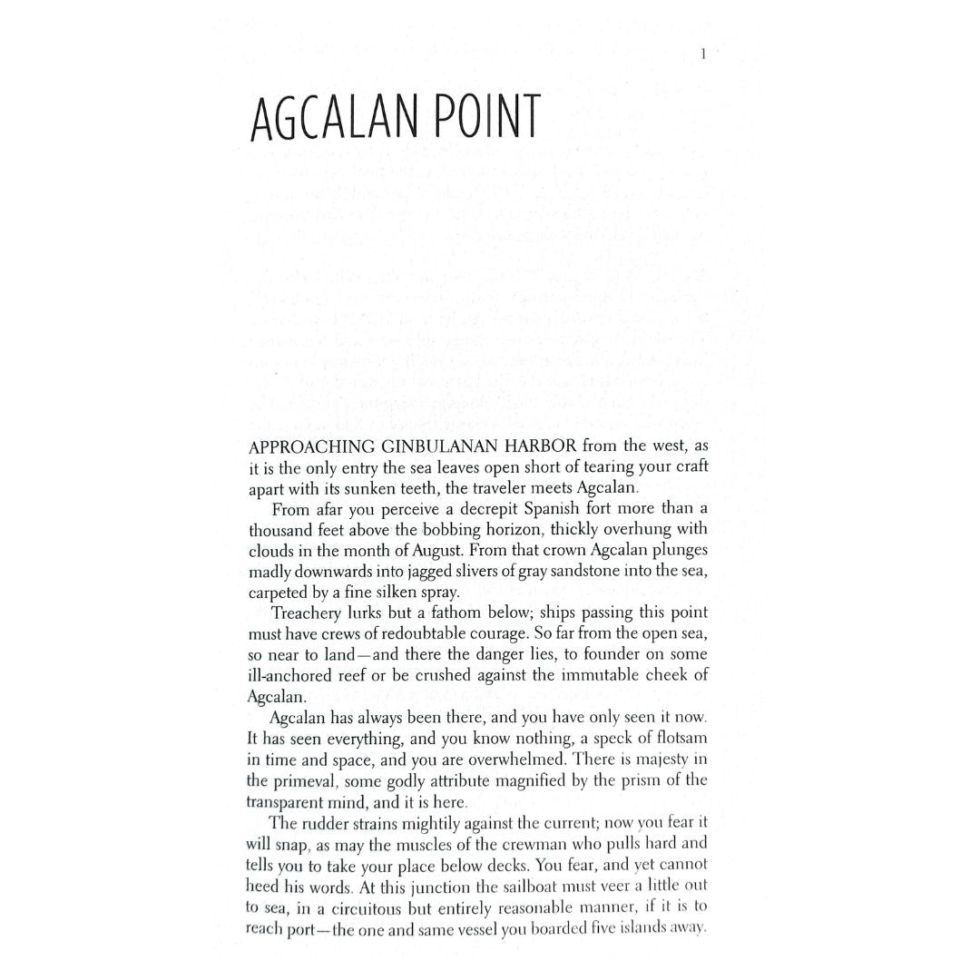 Voyager and Other Fictions: The Collected Stories of Jose Dalisay Second Edition  Agcalan Point