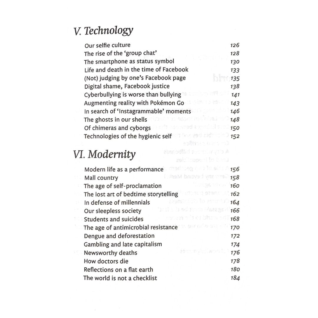 The Philippine is not a Small Country: Gideon Lasco Table of Content 3