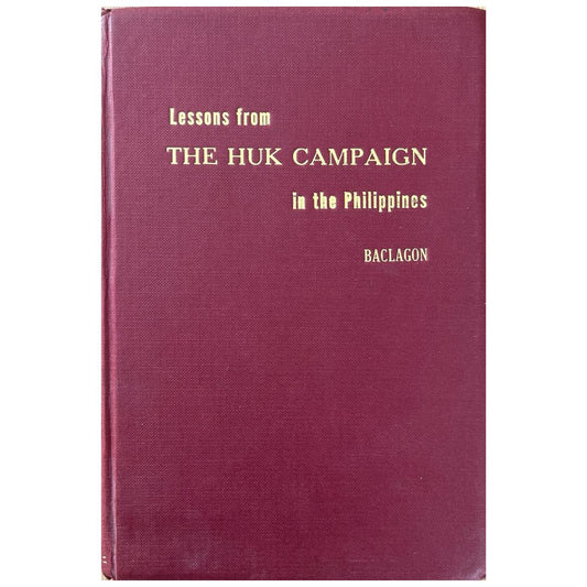 Lesson from The Huk Campaign in the Philippines by Baclagon (Front Cover)