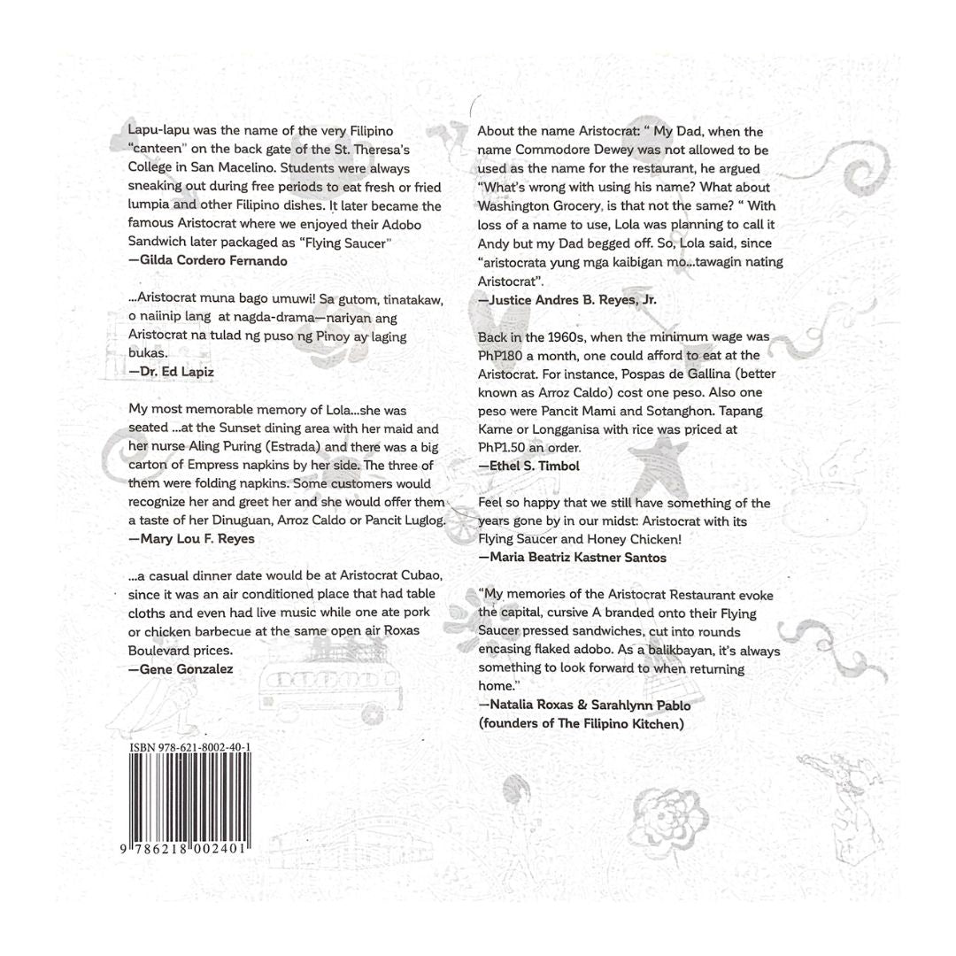 The Aristocrat Stories (Back Cover)