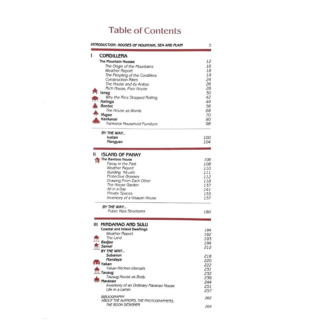 Folk Architecture by Rodrigo D. Perez III Table of Content