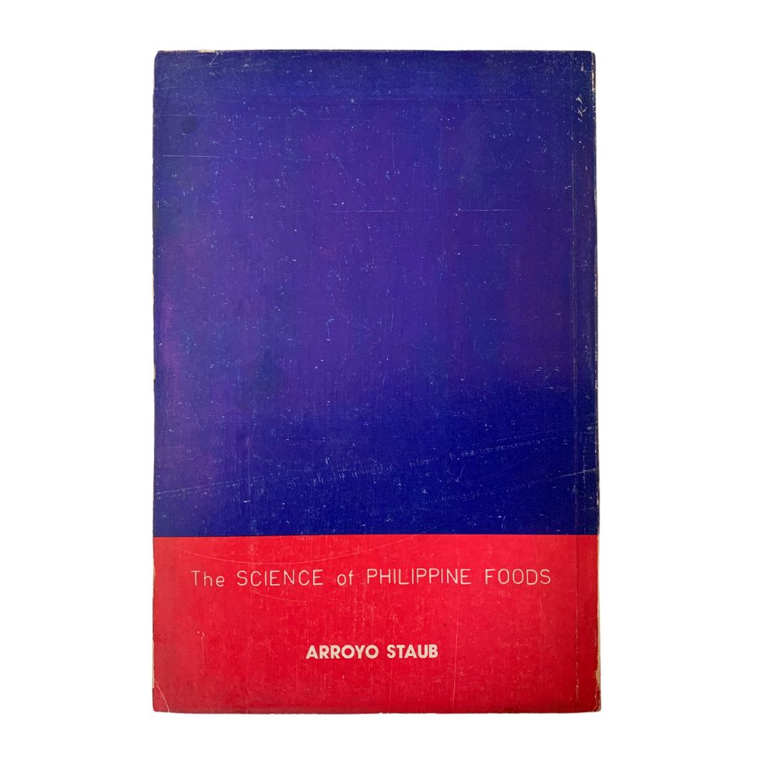 The Science of Philippine Foods (Back Cover)