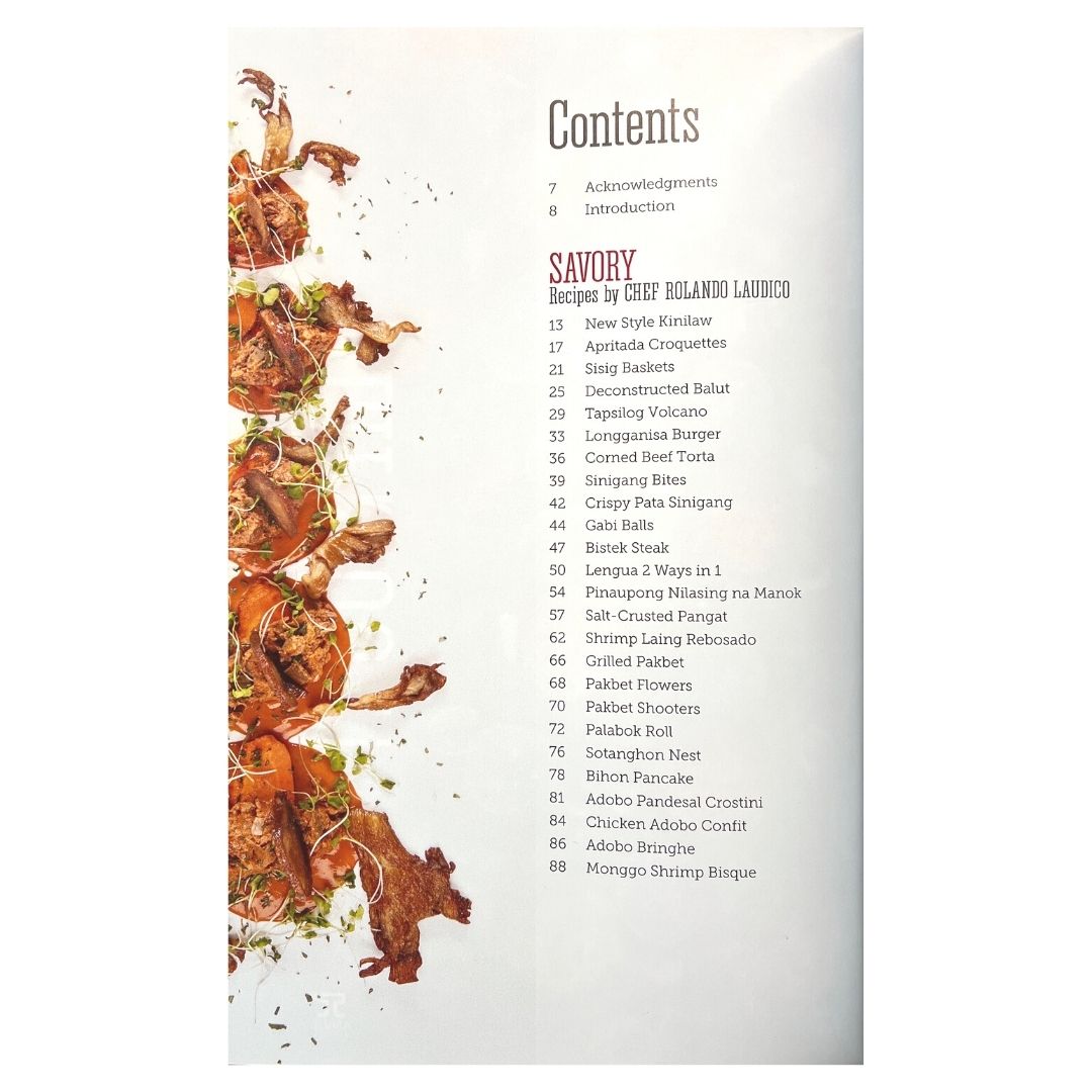 Flips Out By Chef Laudico (Table of Contents)