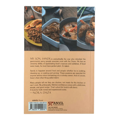 Cooking with Sandy Daza (Back Cover)