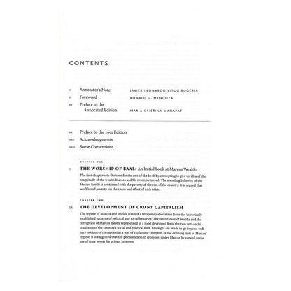 Some Are Smarter Than Others The History of Marcos' Crony Capitalism (Table of Content 1)