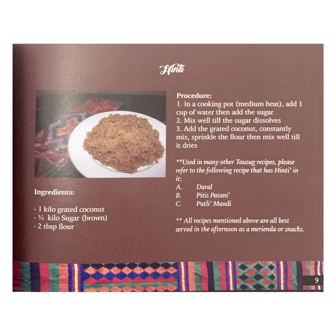 The Tausug Cookbook The Best of Home-Cooked Halal Tausug-Filipino Dishes (Recipe of Hinti)