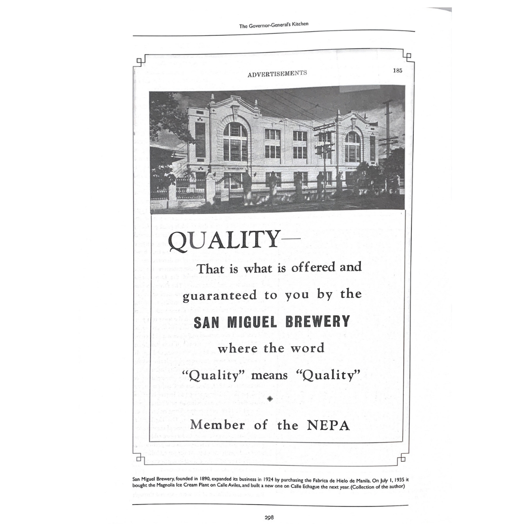 The Governor-General's Kitchen Philippine Culinary Vignettes and Period Recipes 1521-1935 (Image of Building)